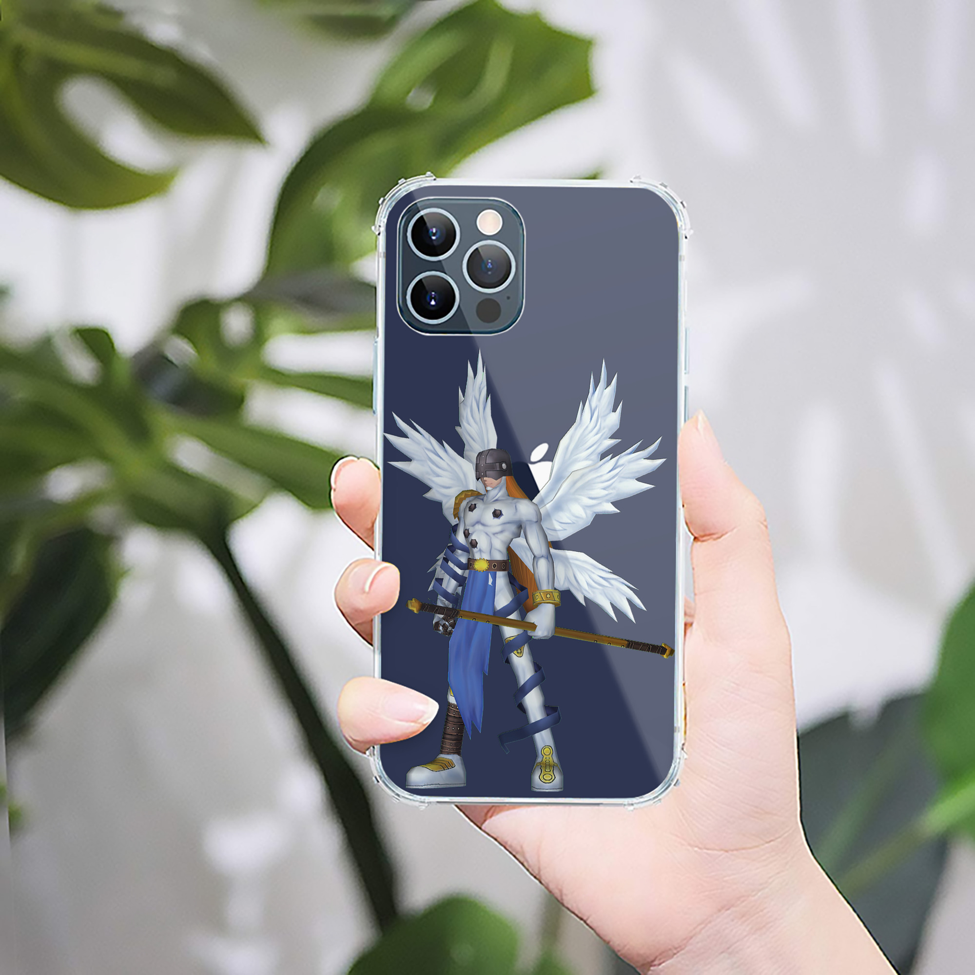 （画像用） Digimon デジタルモンスター/デジモン 【iPhone 12シリーズ対応】透明スマホケース（クリアソフトケース）